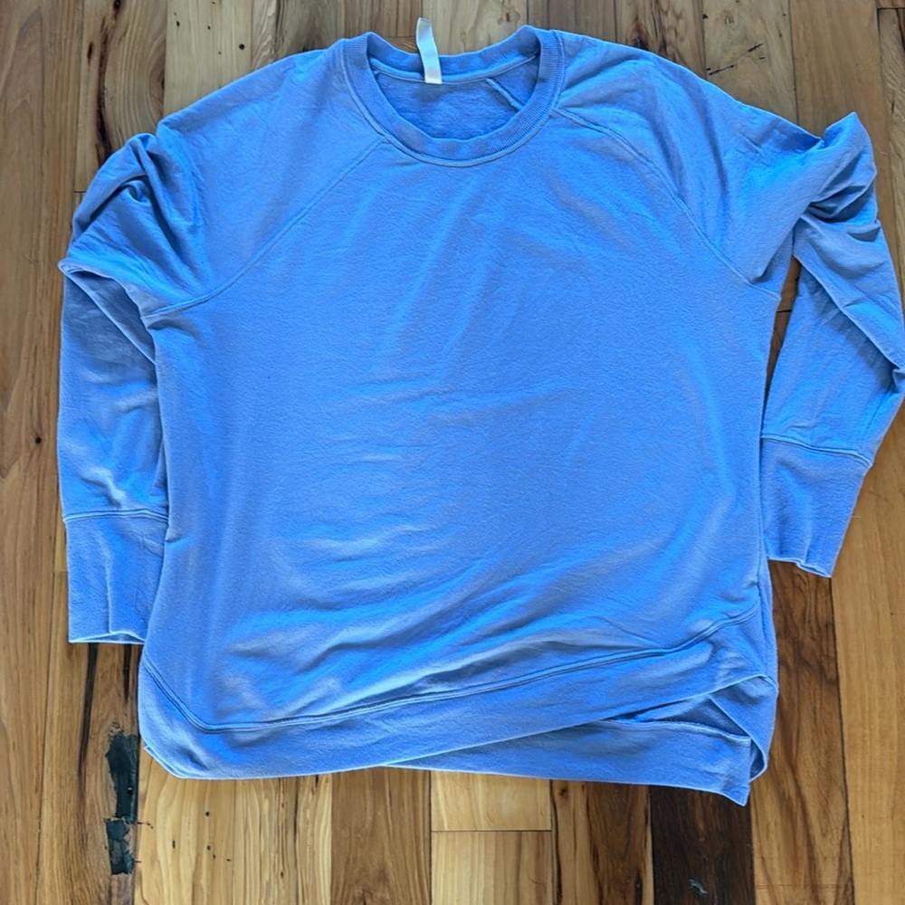 Athleta periwinkle blue sweatshirt xl